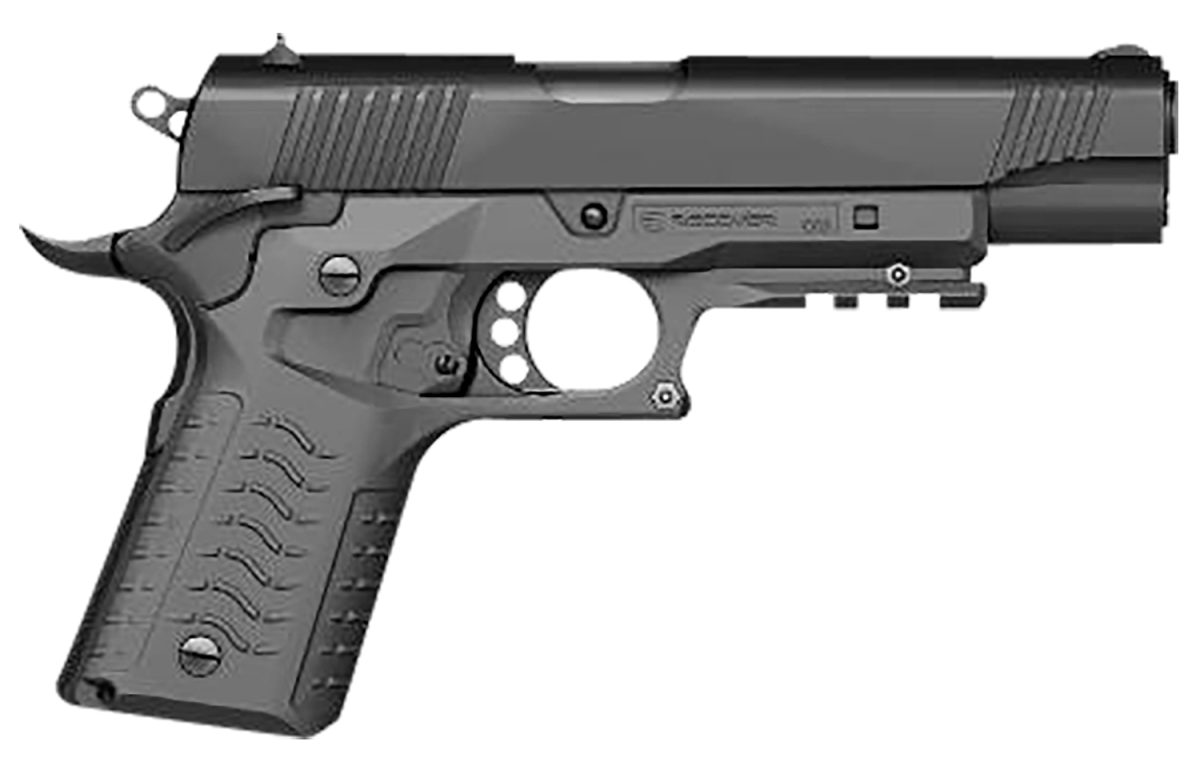 Recover Tactical Cc3H04 Grip &Amp; Rail System  Gray Polymer Picatinny For Standard Frame 1911
