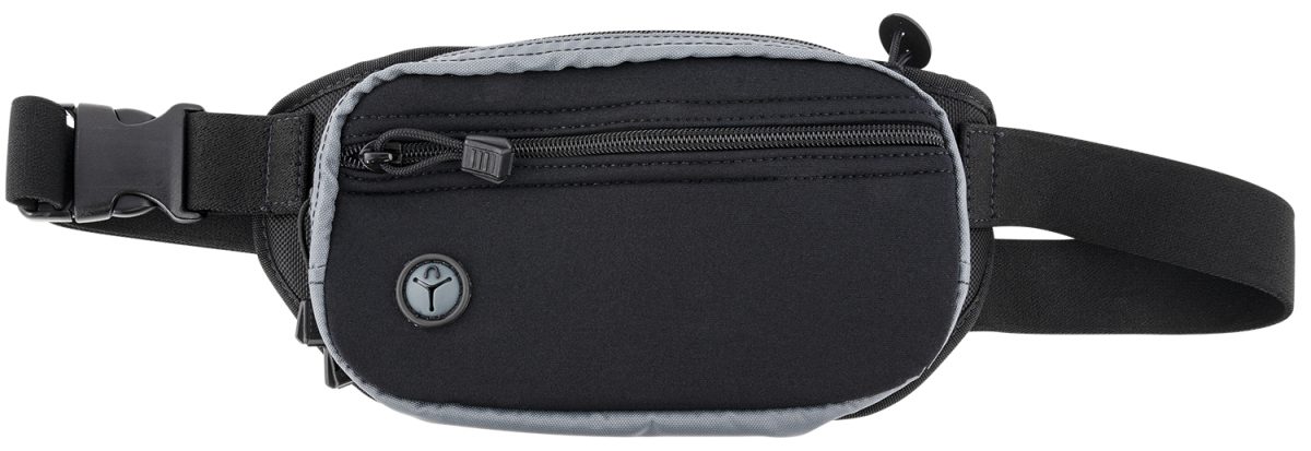 Galco Ftpgbs Fastrax Pac Waistpack Size Sub-Compact Black/Gray Neoprene Compatible W/Diamondback Db/S&Amp;W M&Amp;P Shield Plus/Glock 26 Gen3-5 Belt Up To 50&Quot; Wide Ambidextrous