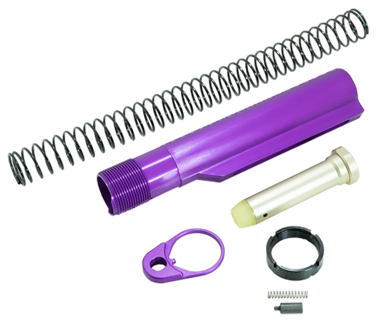 Timber Creek Outdoors Arbtkppa Buffer Tube Kit  Purple Anodized For Ar-15