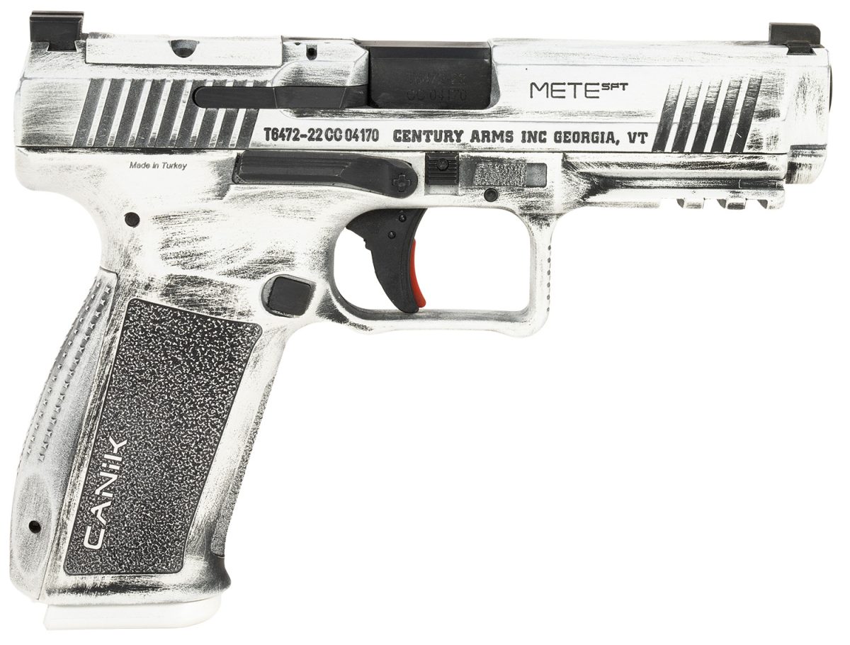 Canik Hg5636Adn Mete Sft 9Mm Luger 18+1(2) 4.46&Quot; Barrel, Serrated Optic Cut Slide, Polymer Frame W/Picatinny Accessory Rail &Amp; Beavertail, Speed Loader And Iwb/Owb Holster.