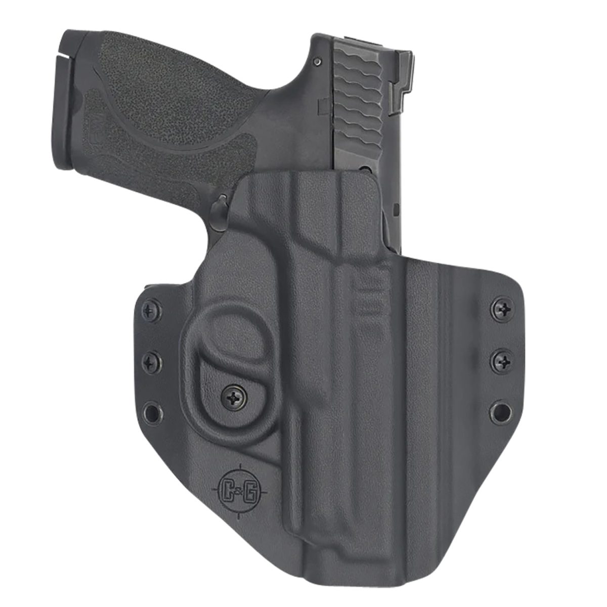C&Amp;G Holsters 0566100 Covert  Owb Black Kydex Belt Loop Fits S&Amp;W M&Amp;P 9/40 4.25&Quot;