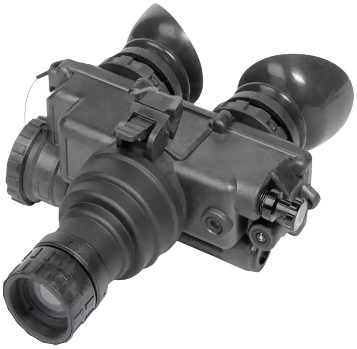 Agm Global Vision 12Pv7122283011 Pvs-7 Nl1 Night Vision Goggles Black 1X27Mm Generation 2+ Level 1, 51-64 Lp/Mm Resolution Green Filter