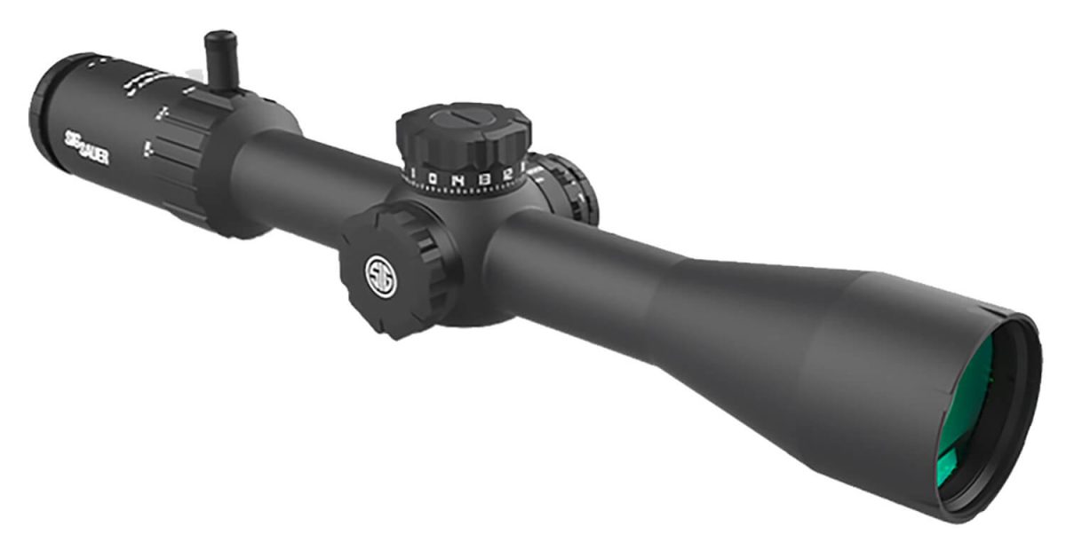 Sig Sauer Electro-Optics Sow45002 Whiskey4  Black 5-20X50Mm 30Mm Tube, Illuminated Moa Milling Hunter 2.0 Reticle