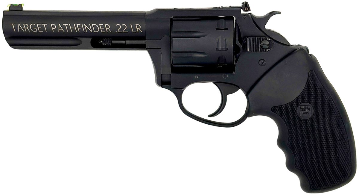 Charter Arms 12242 Pathfinder Target Lite 22 Lr 8Rd 4.20&Quot; Black Frame W/ Black Rubber Grip