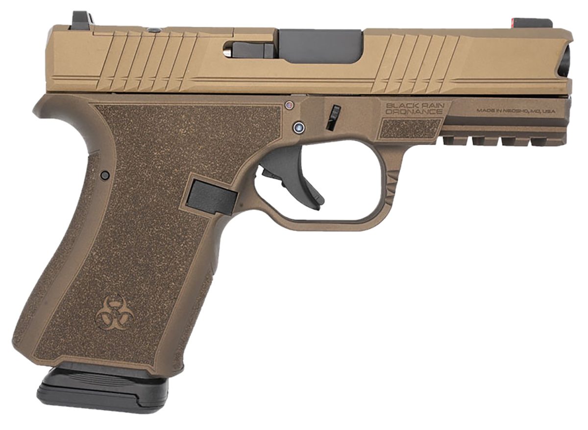 Black Rain Ordnance Fl9Mmmbbbrnz   Compact Frame 9Mm 15+1 4&Quot; Stainless Steel Slide
