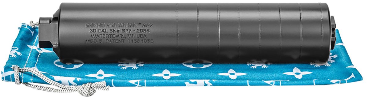 Griffin Armament Gagp7-W Gp7 Direct Thread Suppressor 7.62Mm 1.50&Quot; Black Cerakote 17-4 Ph Stainless Steel 5/8&Quot;X24