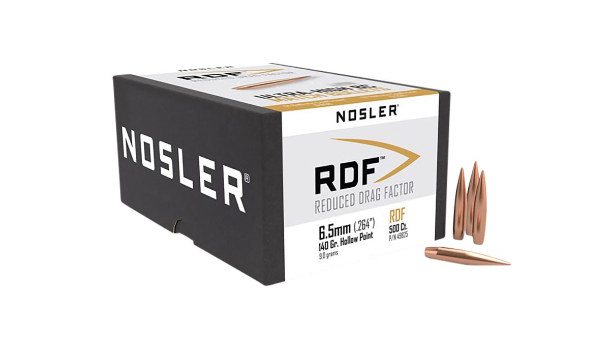 Nosler 49825 Rdf Match 6.5Creedmoor 140Gr Hollow Point Boat Tail 500/Box