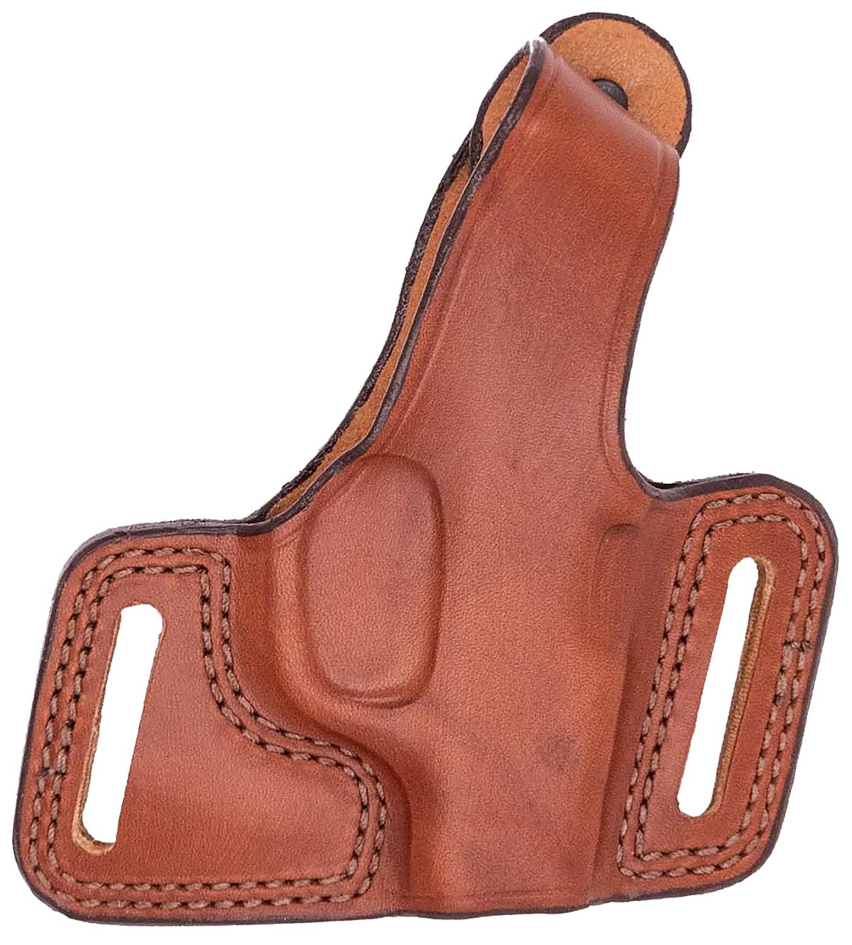 Bianchi 16862 Black Widow  Owb Size 15 Tan Leather Belt Slide Compatible W/Glock 20/21/29/30/37.