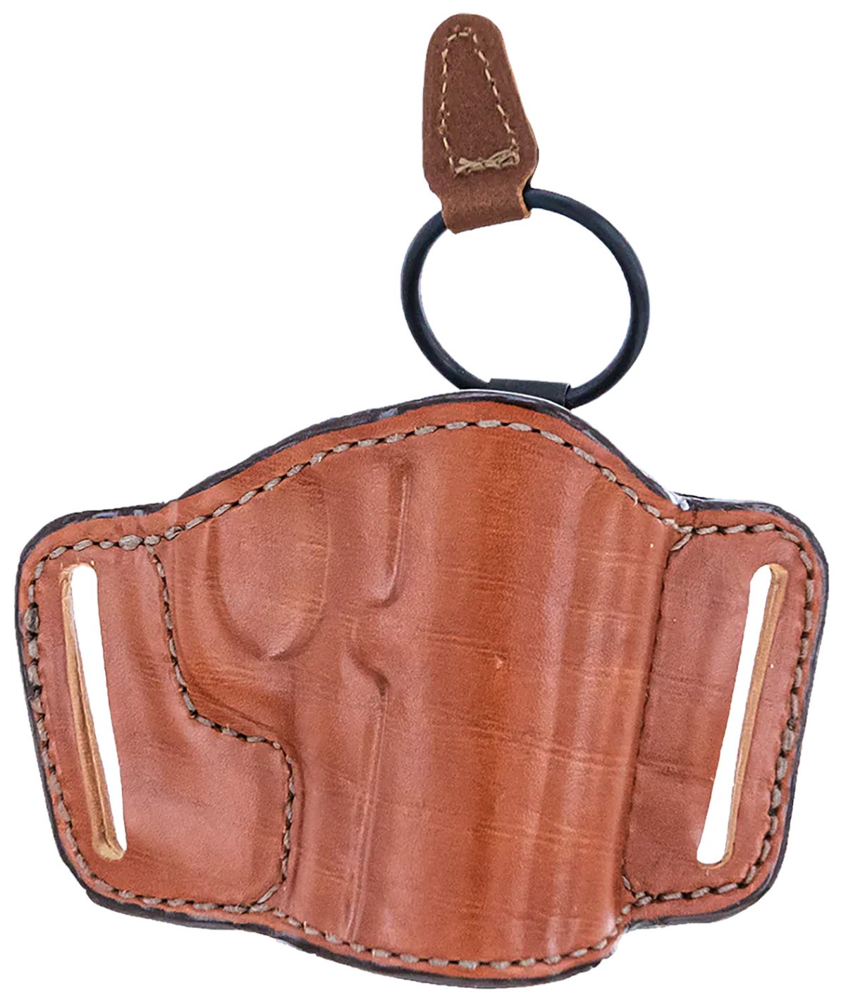 Bianchi 19242 105 Minimalist Belt Slide Holster Size 01 Owb Open Top Style Made Of Leather With Tan Finish Fits 2&Quot; Barrel Ruger Sp101 &Amp; S&Amp;W J-Frame For Right Hand