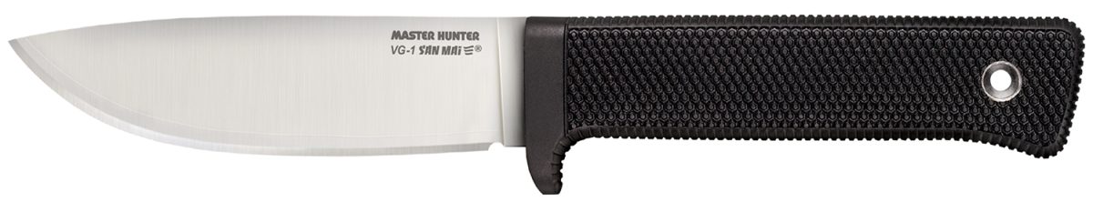 Cold Steel 36Jsk Master Hunter  4.50&Quot; Fixed Plain Drop Point Vg-1 San Mai Iii Blade/Black Kray-Ex Handle