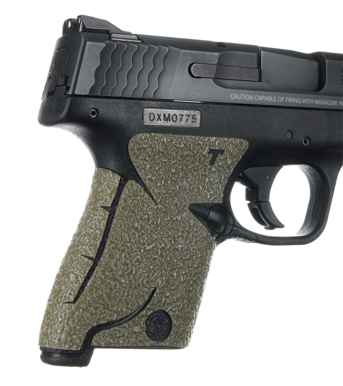 Talon Grips 705M Adhesive Grip  Textured Moss Rubber For S&Amp;W M&Amp;P Shield 9,40
