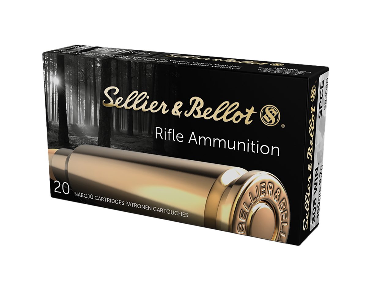Sellier &Amp; Bellot Sb308D Rifle  308Win 150Gr Soft Point Cut Through Edge 20 Per Box/25 Case