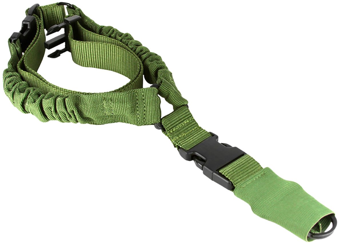 Aim Sports Aops01G One Point  Green Elastic Webbing 26&Quot; Oal Bungee Rifle