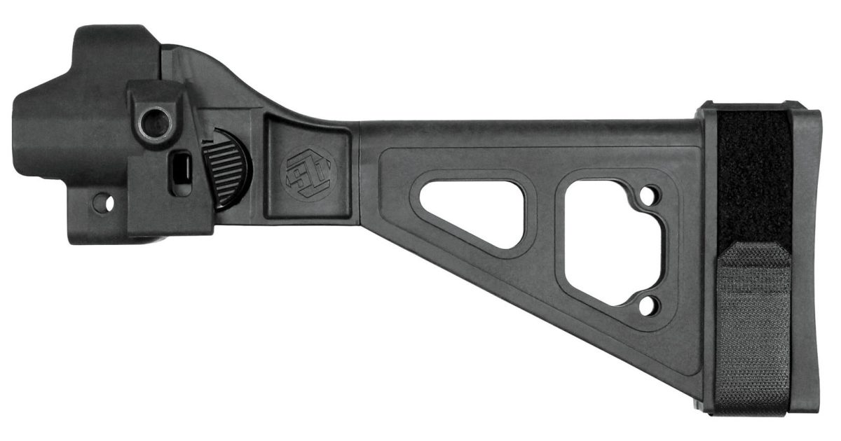 Sbt Side Folding Brace Blk Poly Housing