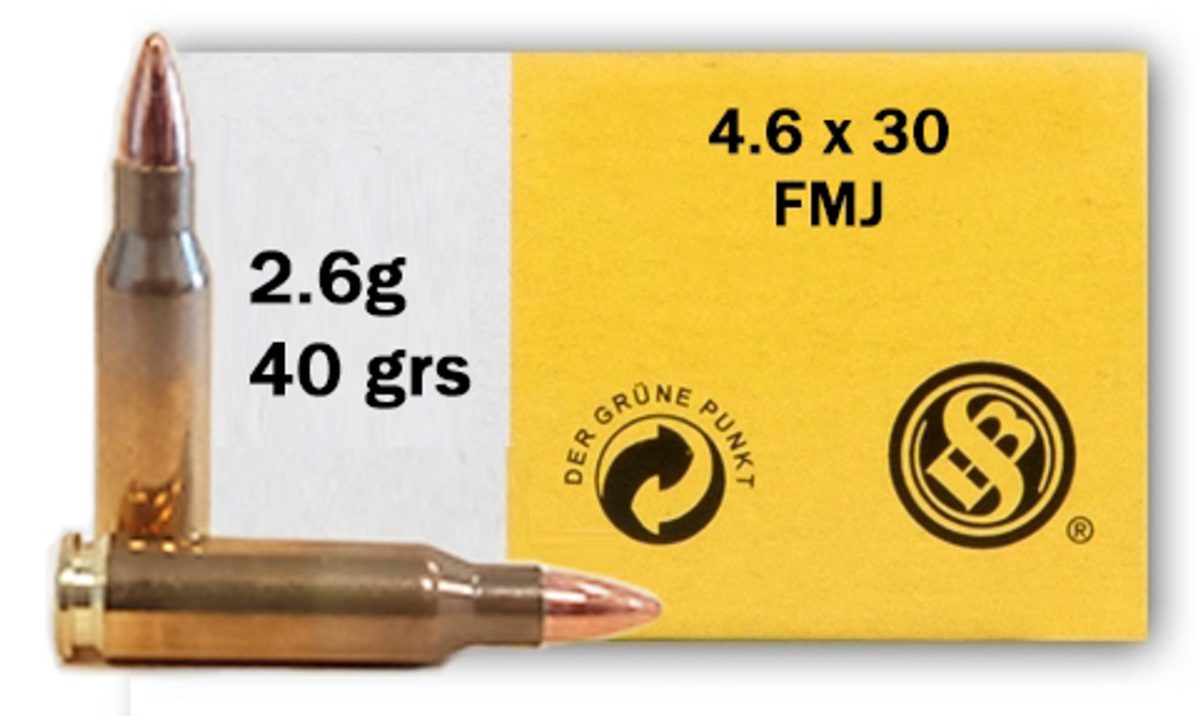 Sellier &Amp; Bellot 4.6X30 Hk 40Gr Fmj 40Rd Box 60 Boxes Per Case