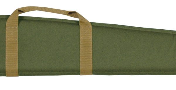 Bob Allen 16504 Classic Shotgun Case Olive Green/Khaki 600D Polyester 48" Long Shotgun
