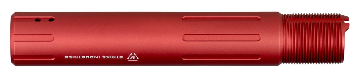 Strike Arcarpreslickred Receiver Extension Tube  Ar Pistol Platform Red Anodized Aluminum Ar Carbine