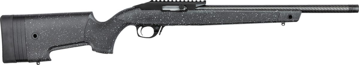 Bergara Rifles Bxr002 Bxr  22 Lr 10+1 16.50&Quot; Carbon Fiber Barrel, Matte Blued Aluminum Receiver, Gray Speckled Black Synthetic Stock, Right Hand