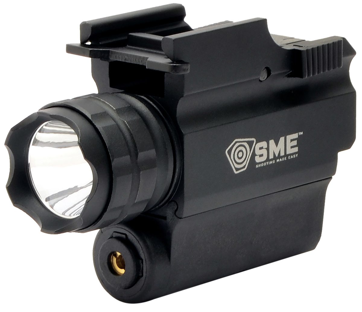 Sme Smewllp Compact Tactical Handgun Led Light/Laser Combo  Black 250 Lumens White Cree Led Red Laser
