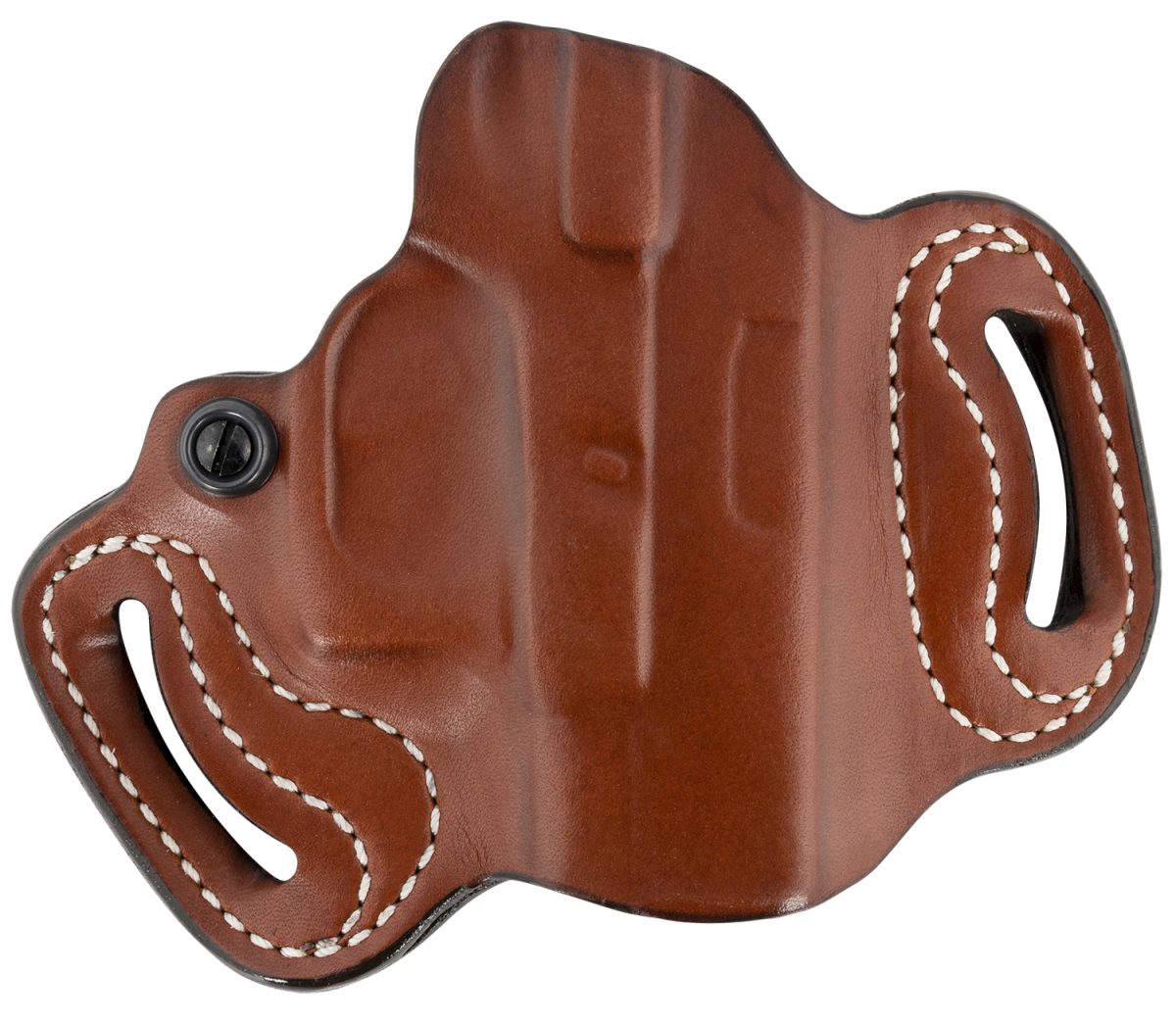 Desantis Gunhide 086Tae1Z0 Mini Slide  Owb Tan Leather Belt Slide Compatible W/Most Glock Belt 1.75&Quot; Wide Right Hand