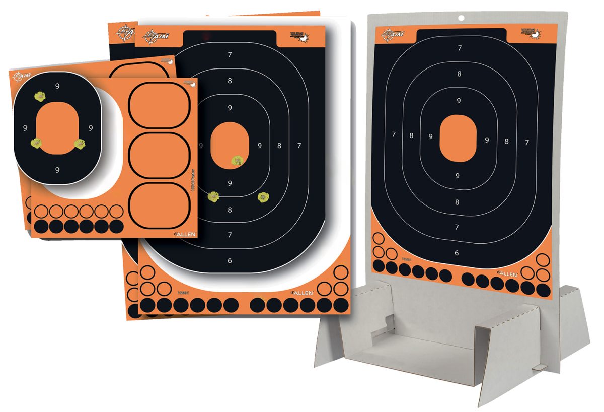 Ez-Aim 15548 Splash Reactive Trainer Kit Self-Adhesive Paper Black/Orange 14&Quot;X22&Quot; Oval