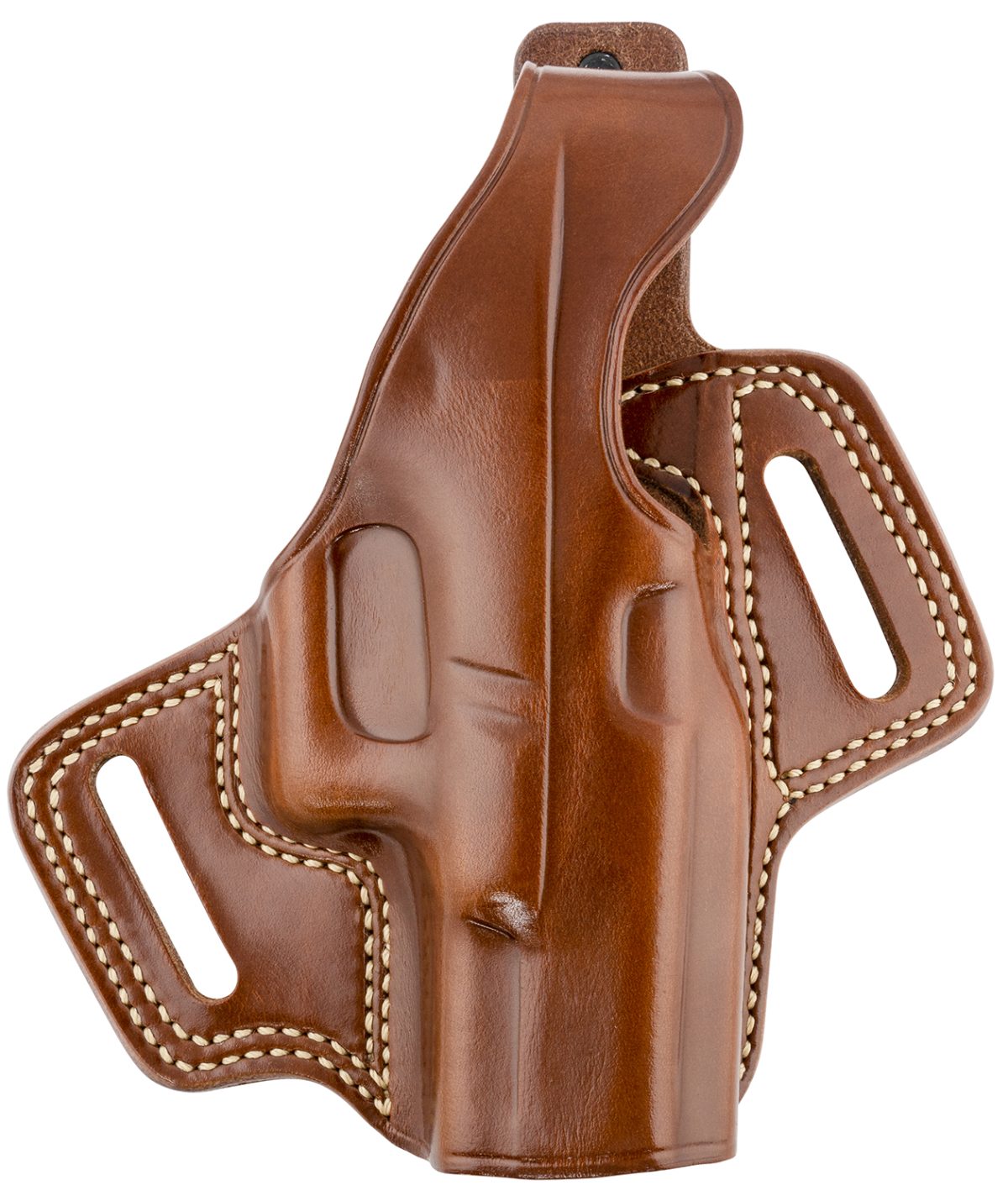 Galco Fl226 Fletch  Owb Tan Leather Belt Slide Compatible W/Glock 19 Gen1-5/19X/23 Gen2-5/32/45 Belt Up To 1.75&Quot; Wide Right Hand
