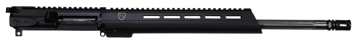 Alexander Arms Ust17 Upper Parts Kits  17 Hmr 18&Quot; Black Cerakote Aluminum Receiver M-Lok Handguard For Ar-15 Includes 2 Mags