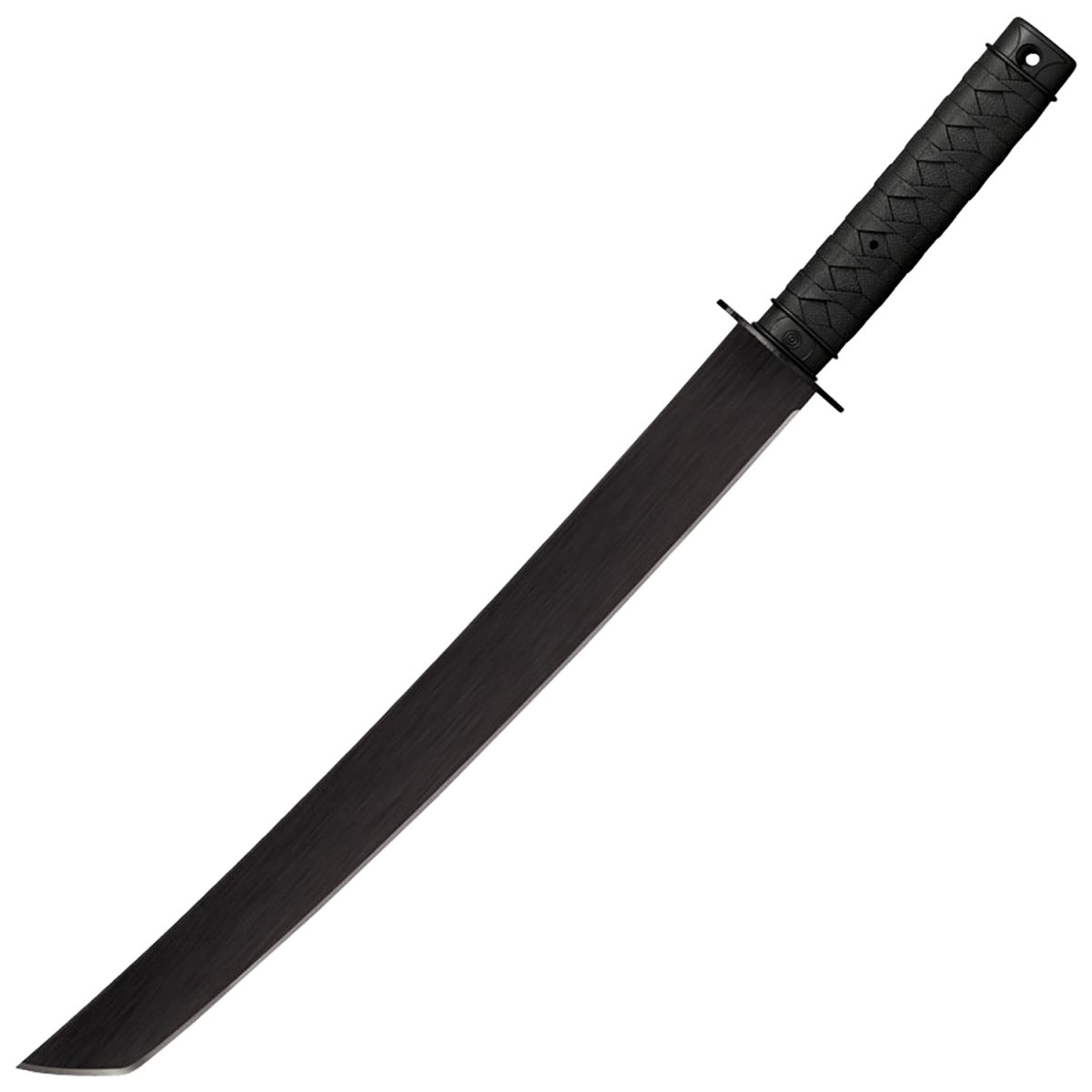 Cold Steel Cs97Tklz Tactical Wakizashi 18&Quot; Black Matte Baked-On Anti Rust 1055 Carbon Steel Blade/ Black Polypropylene Handle 25&Quot; Long Includes Sheath