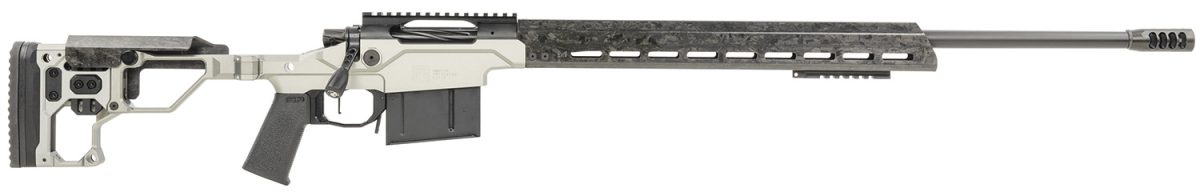 Christensen Arms 8010307300 Modern Precision  6.5 Prc 5+1 24&Quot; Threaded Carbon Fiber Barrel, Black Nitride Finish, Tungsten Anodized Folding Stock, Polymer Grip