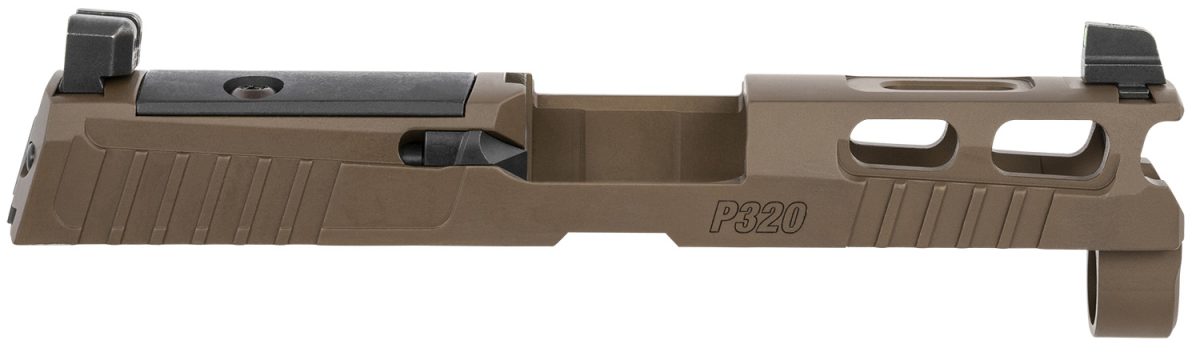 Sig Sauer 8900952 P320  Sig P320 9Mm Luger Pvd Coyote Brown Stainless Steel Xray3 Suppressor Sights Compatible With Romeo1 Pro Romeo2