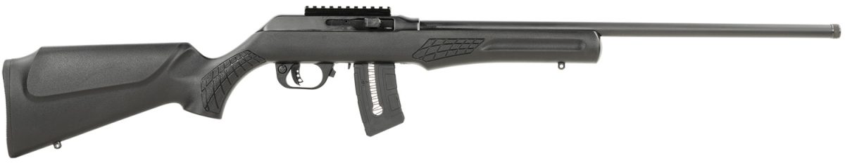 Rossi Rs22W2111-Th Rs22  Semi-Auto 22 Wmr 10+1 21&Quot; Threaded Barrel, Black, Fixed Synthetic Stock