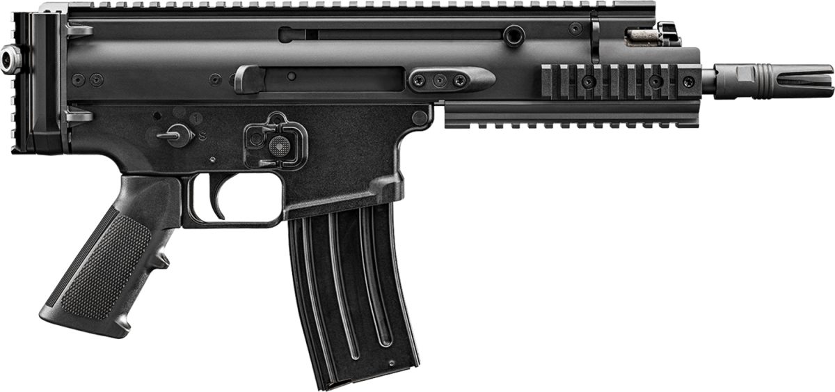 Fn 38101244 Scar 15P 5.56X45Mm 10+1 7.50&Quot; Black Anodized Chrome Lined Steel Barrel, Black Anodized Aluminum Picatinny Rail Receiver, Black Polymer Grip, Ambidextrous