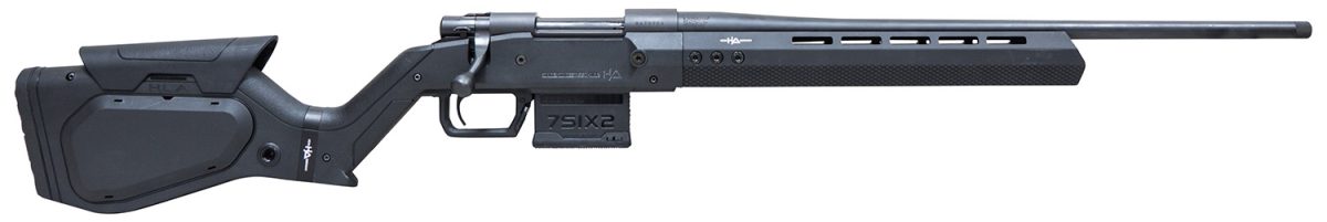 Howa Hhera308Blk M1500 Hera 308 Win 5+1 22&Quot; Threaded Barrel, Black Rec, Black Hera H7 Chassis Stock