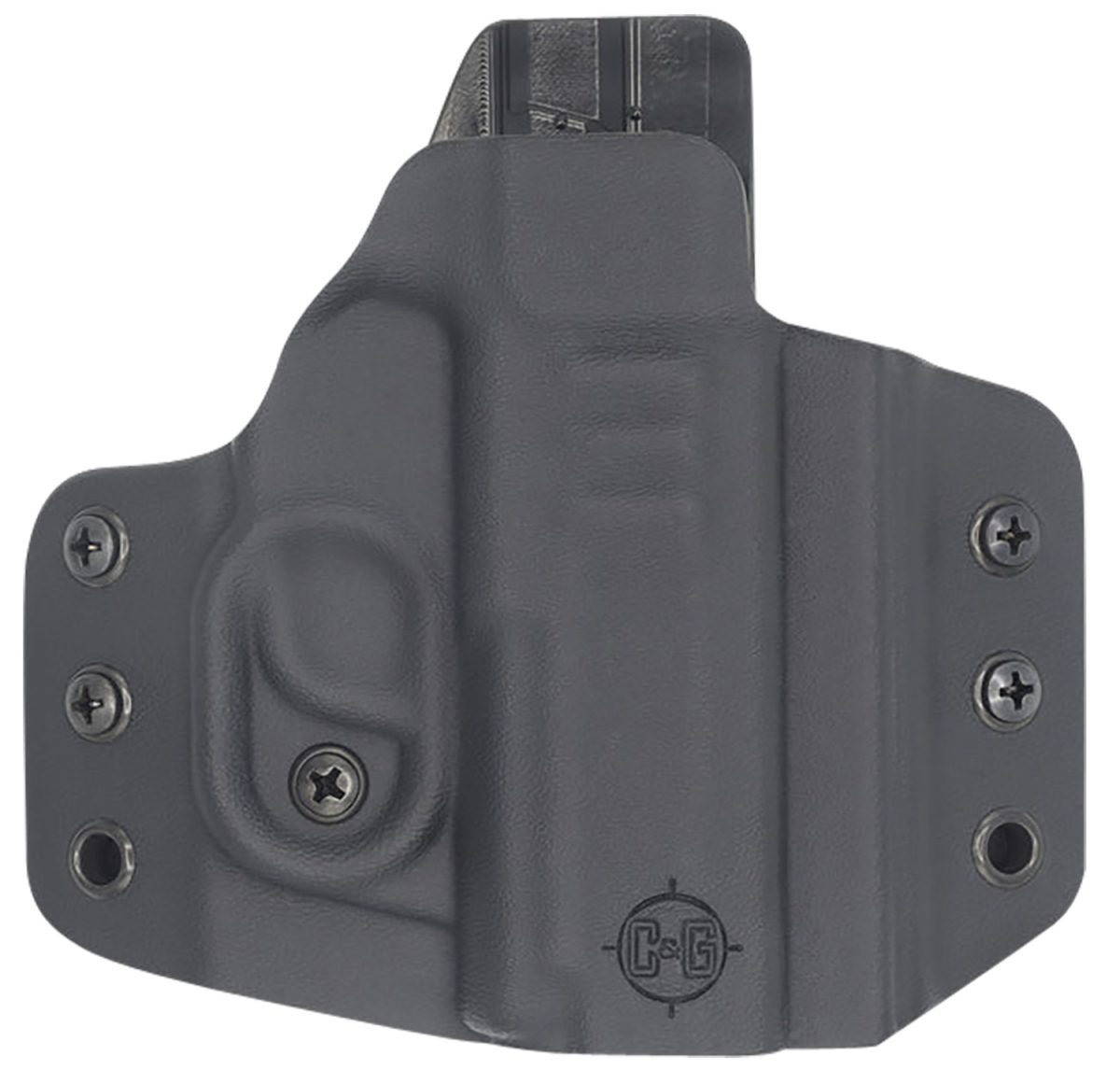 C&Amp;G Holsters 0256100 Covert  Owb Black Kydex Belt Loop Fits Sig P365/P365 Xl
