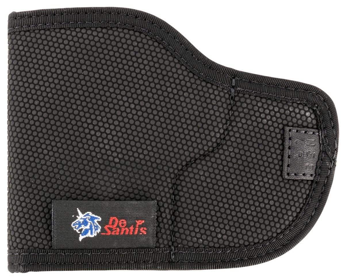 Desantis Gunhide N38Bj6Rz0 Nemesis  Pocket Black Rubberized Fabric Fits Springfield Hellcat/Osp/Mossberg Mc1Sc/Naroh N1 Ambidextrous