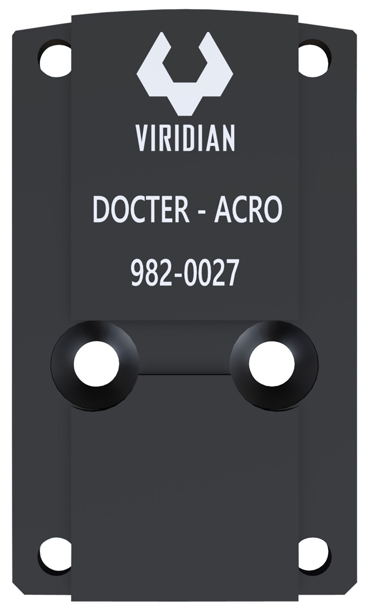 Viridian 9820027 Rfx45 Docter Mounting Adapter  Black Anodized
