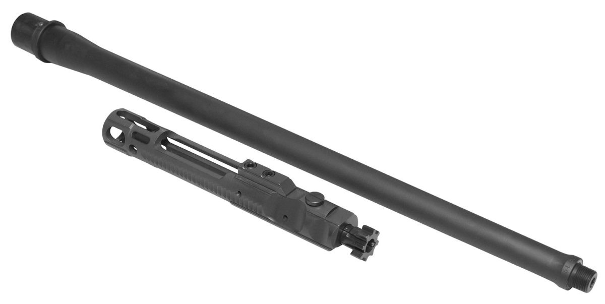Cmmg 57D0476 Replacement Barrel Kit With Bolt Carrier Group, 5.7X28Mm 16.10&Quot; Threaded, Black, Radial Delayed Blowback, Fits Ar-Platform