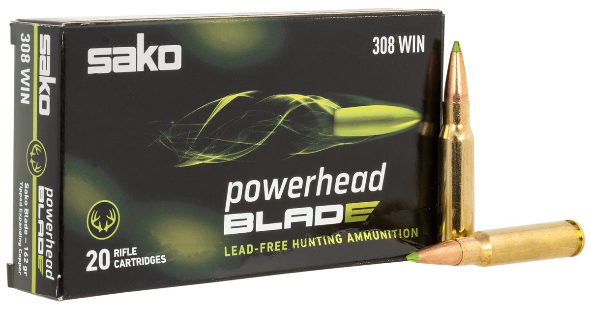 Sako (Tikka)  Powerhead Blade 308Win 162Gr 20 Per Box/10 Case