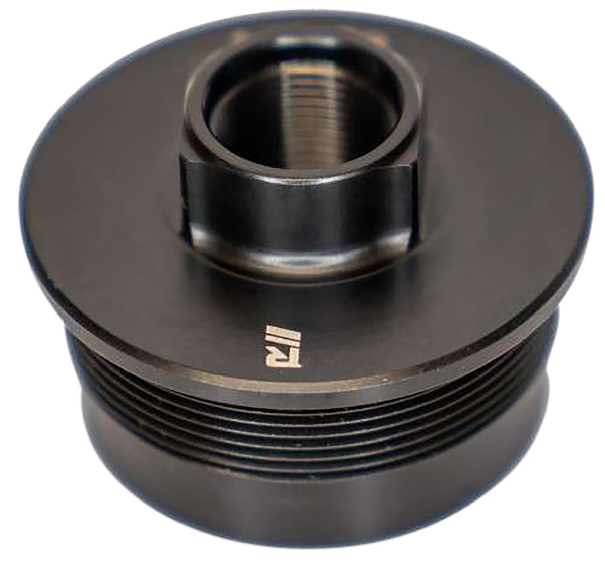 Rugged Suppressors Dtm004 Universal Direct Thread Mount  M18X1 Tpi, Black, Fits 1.375&Quot;-24 Tpi Tube Threads