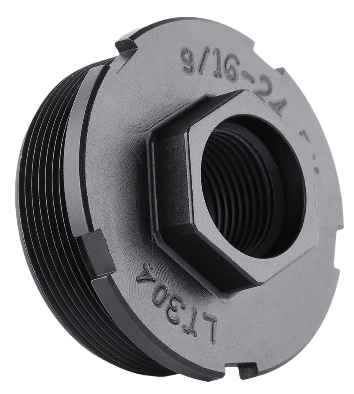 Dead Air Lt301 Hub Direct Thread Mount 1/2&Quot;X28 4140 Ht Alloy Steel Black