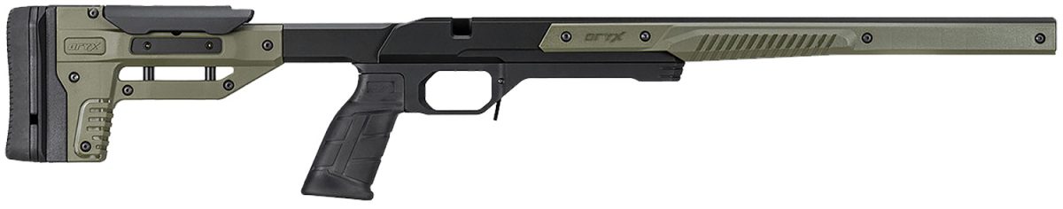Mdt Sporting Goods Inc 104751-Odg Oryx Sportsman Od Green Aluminum Cz 457/ Short Action 32.25&Quot;