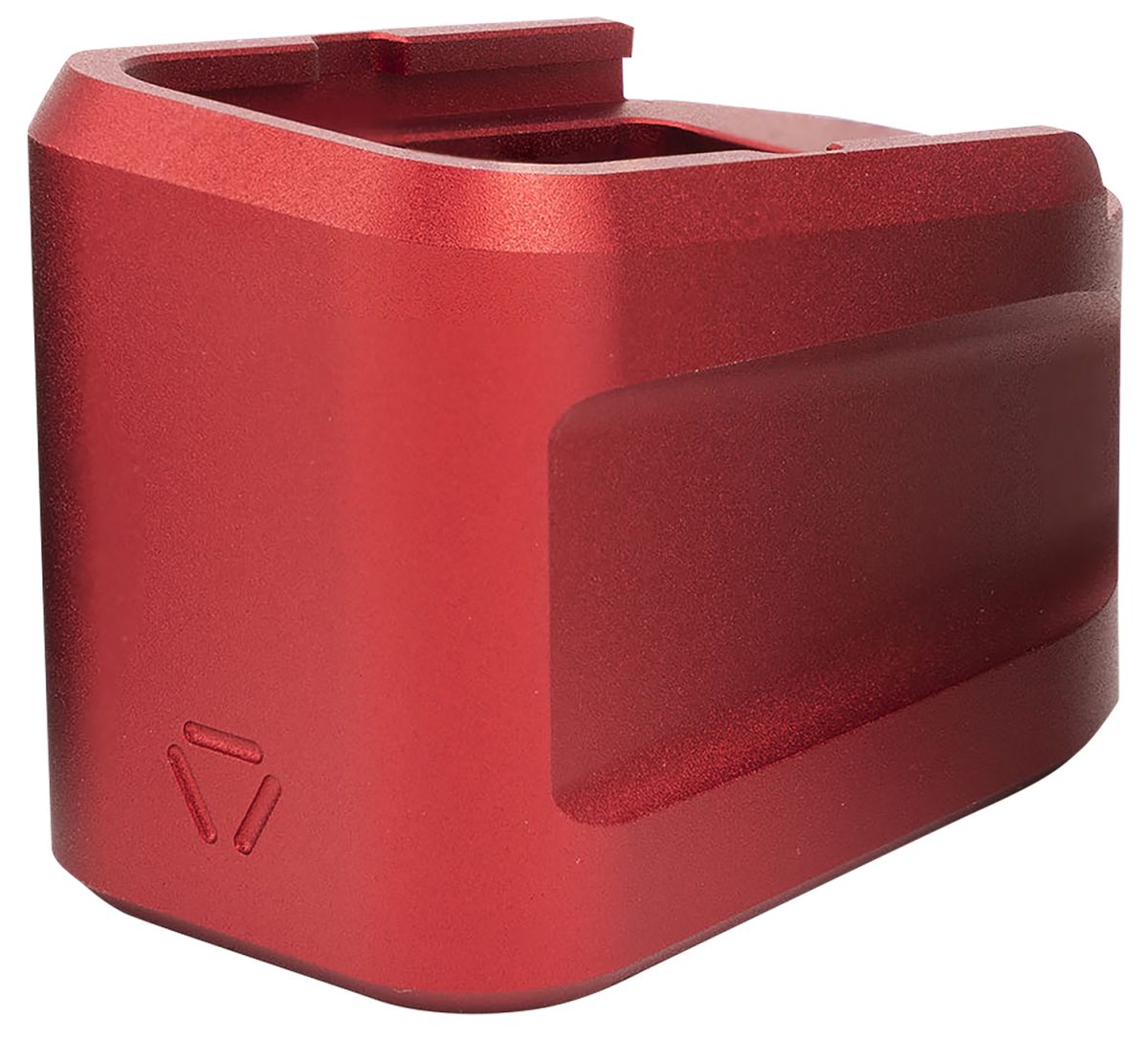 Strike Industries Empalg19Red Extended Mag Plate  Fits Glock G19 Red 6061 T-6 Aluminum