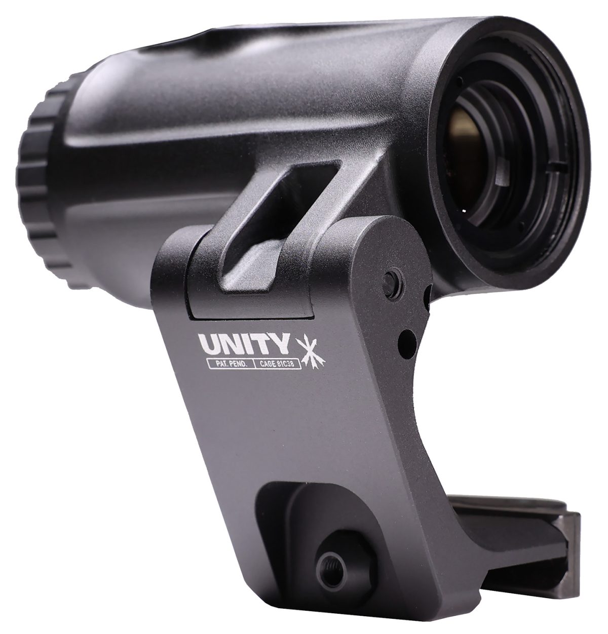 Unity Tactical Llc Fstm4B Fast Ftc 4X Magnifier Black Anodized