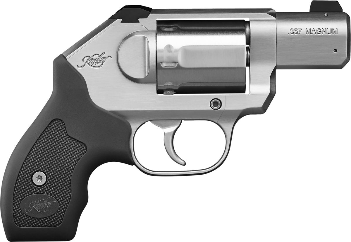Kimber Mfg, Inc 3400010 K6S  357 Mag 6 Shot 2&Quot; Brushed Stainless Steel Barrel, Brushed Stainless Stainless Steel Frame Black Rubber/Kimber Logo Grip Concealed Hammer
