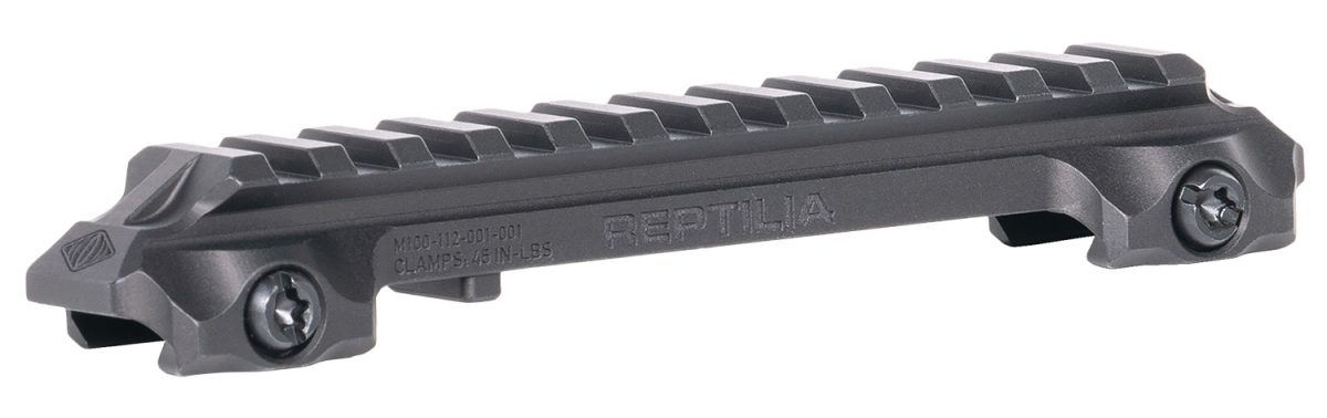 Reptilia Llc 100269 Rmu Mount 12 Slot Black 7075-T6 Aluminum Mil-Spec 1913 Picatinny Rail Mount