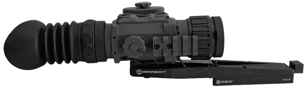 Armasight Tavt66Cn3Comm102 Commander 640 Tws Thermal Weapon Sight Gray 1.5-6X 35Mm Customizable Reticle, 640X480, 12 Microns, 60Hz Resolution, Zoom 1X-4X