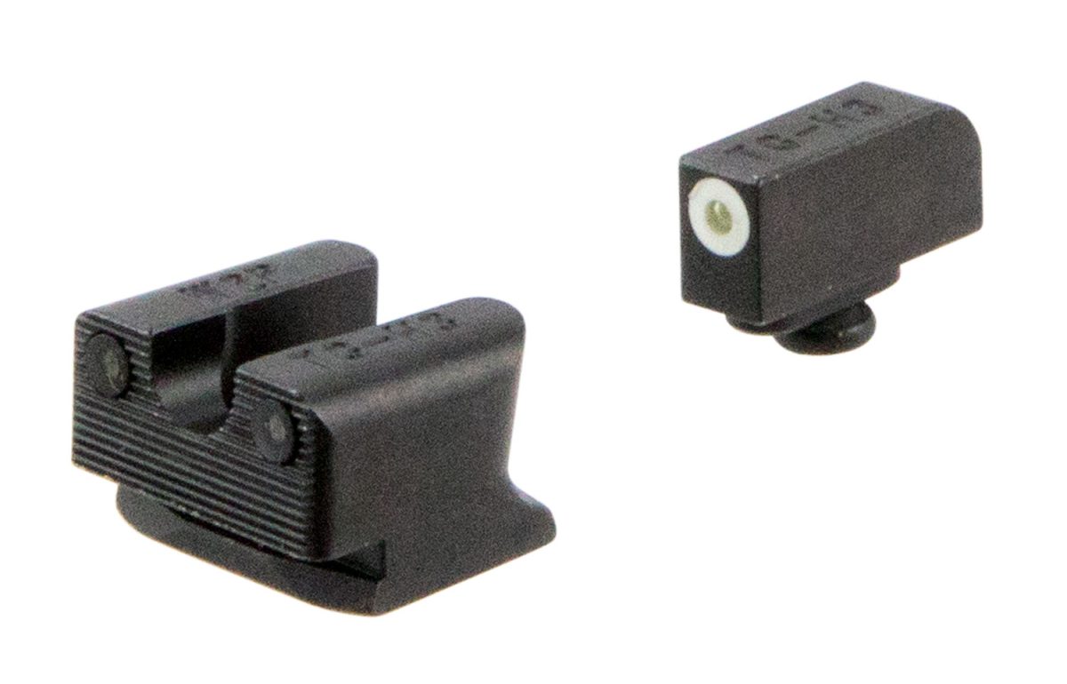 Truglo Tg231W2W Tritium Pro  Black | Green Tritium White Outline Front Sight Green Tritium Rear Sight