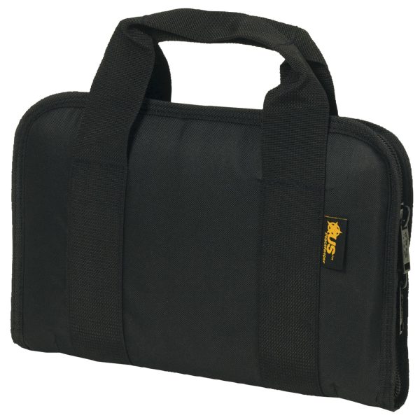 US PeaceKeeper P21108 Attache Case Black 600D Polyester Holds Handgun
