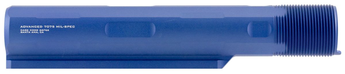 Strike Araret7Blu Advanced Receiver Extension  Ar-15, Ar-10 Blue Anodized Aluminum