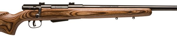 Savage Arms 18526 25 Lightweight Varminter 223 Rem 4+1 Cap 24" Matte Black Rec/Barrel Natural Brown Laminate Right Hand (Full Size) with Detachable Box Magazine